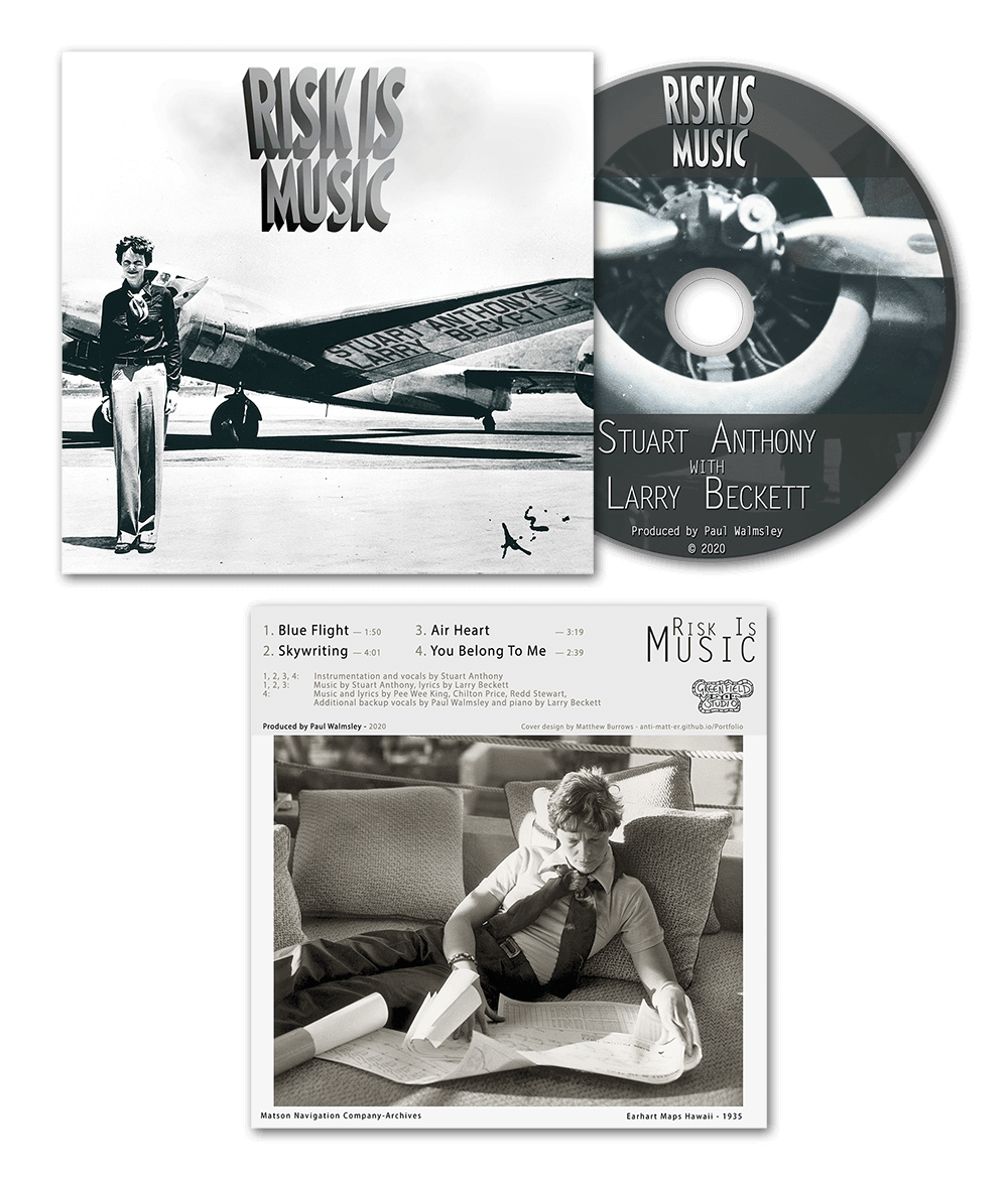 Album artwork for "Risk is Music" shown alongside the CD